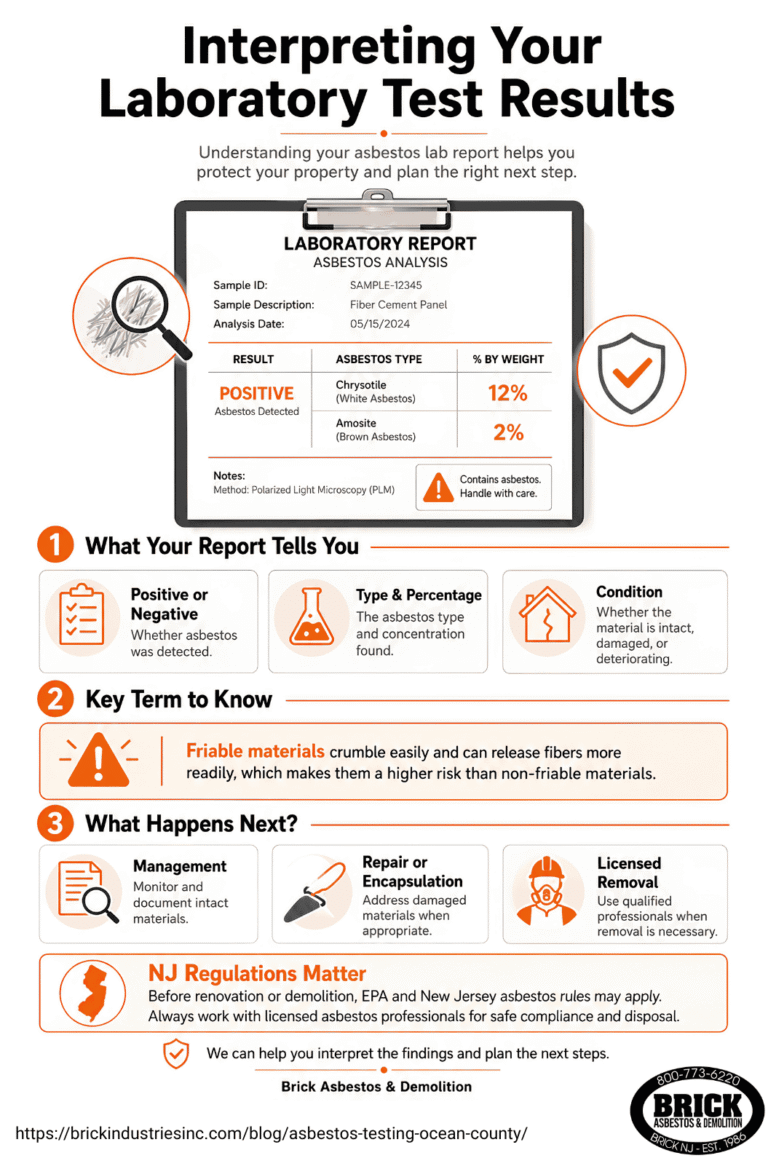 Visual guide featuring the phrase "Interpreting Your Laboratory Test Results" aimed at helping patients understand tests.