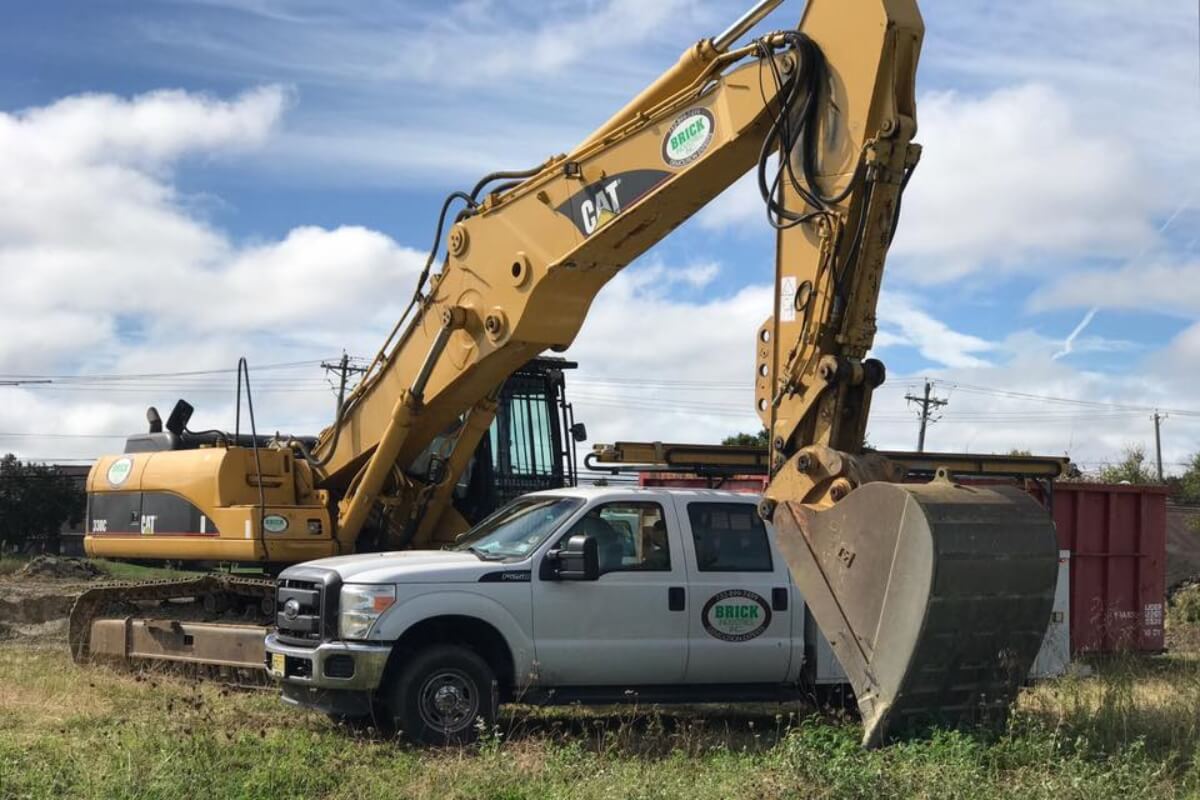 JCB & Van in the Ground
