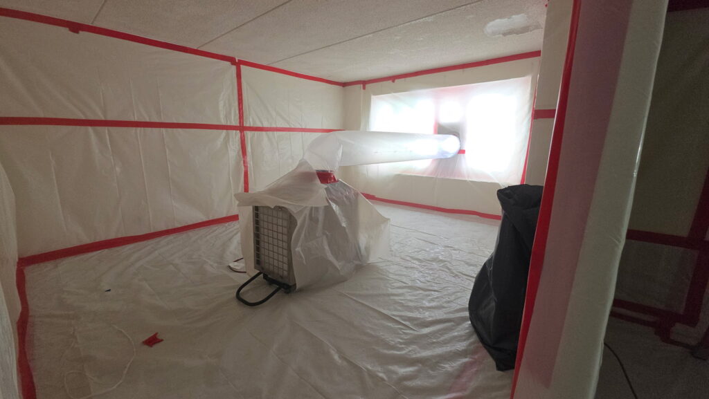 Popcorn Ceiling Asbestos Abatement in Wildwood, NJ Condo Tower 6