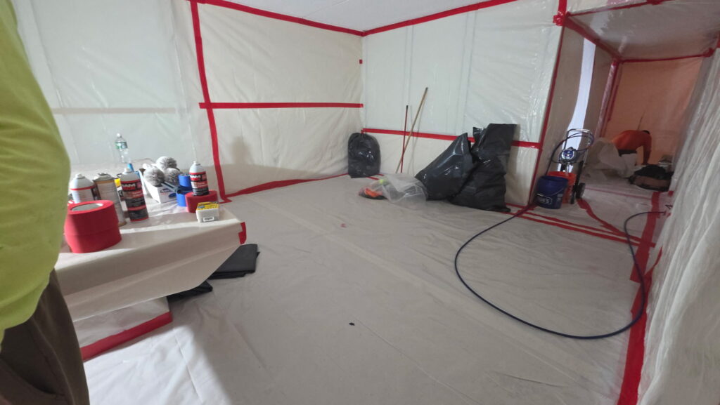 Popcorn Ceiling Asbestos Abatement in Wildwood, NJ Condo Tower 7