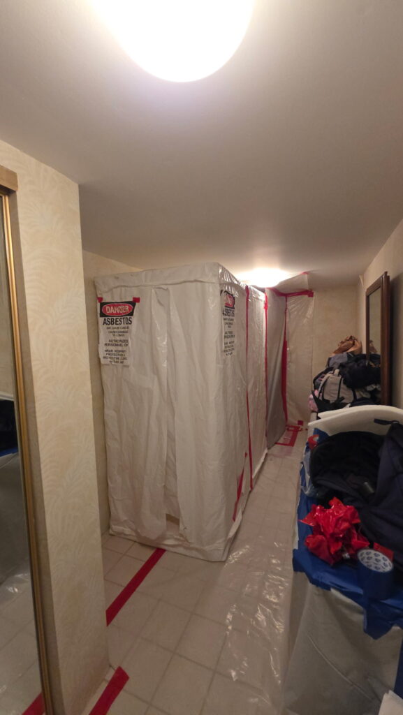 Popcorn Ceiling Asbestos Abatement in Wildwood, NJ Condo Tower 8