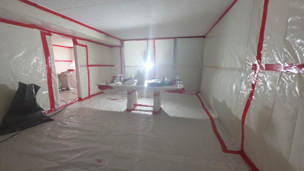 Popcorn Ceiling Asbestos Abatement in Wildwood, NJ Condo Tower 9