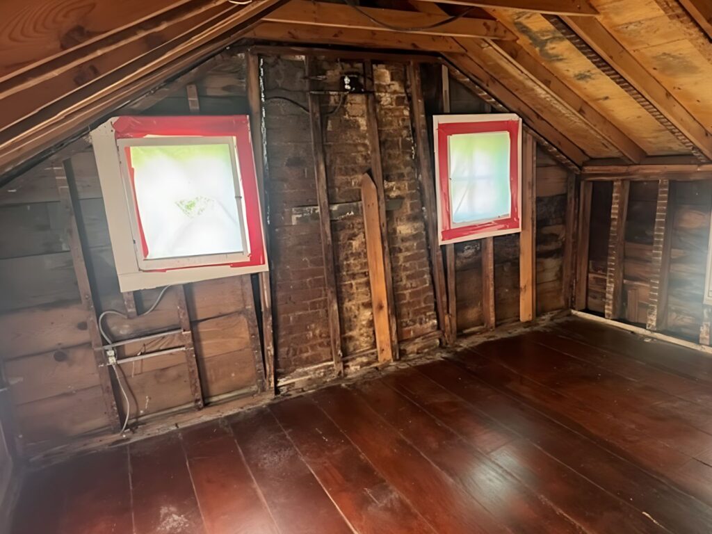 Asbestos Wall Plaster & Lathe Removal in a 250-Year-Old Historic Princeton Home 11