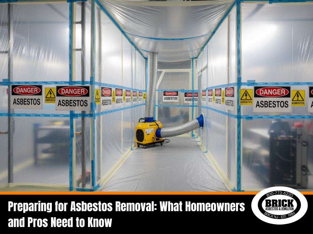 Asbestos Abatement Site Preparation