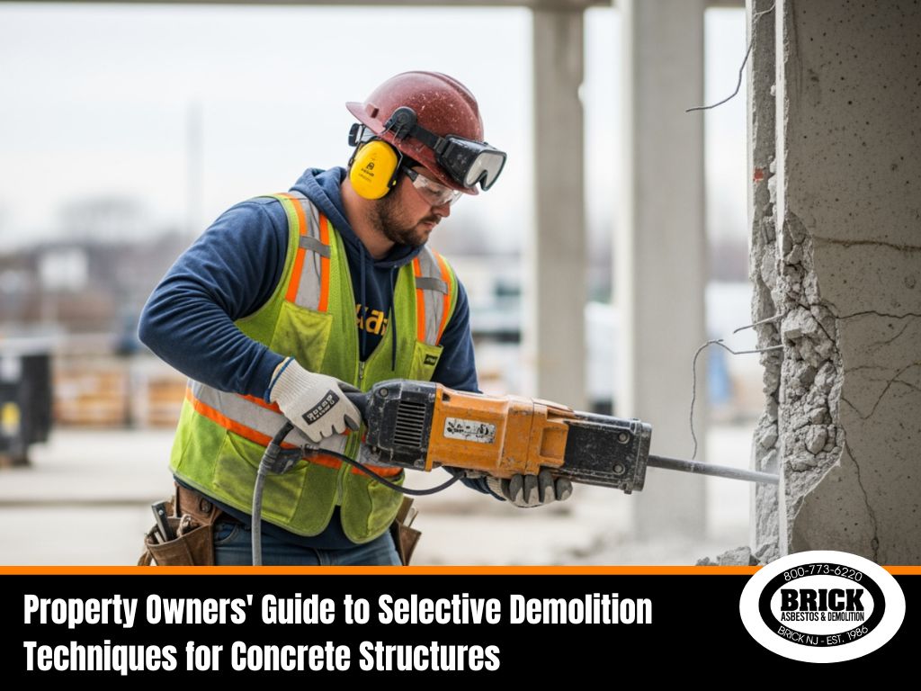 demolition techniques for concrete structures